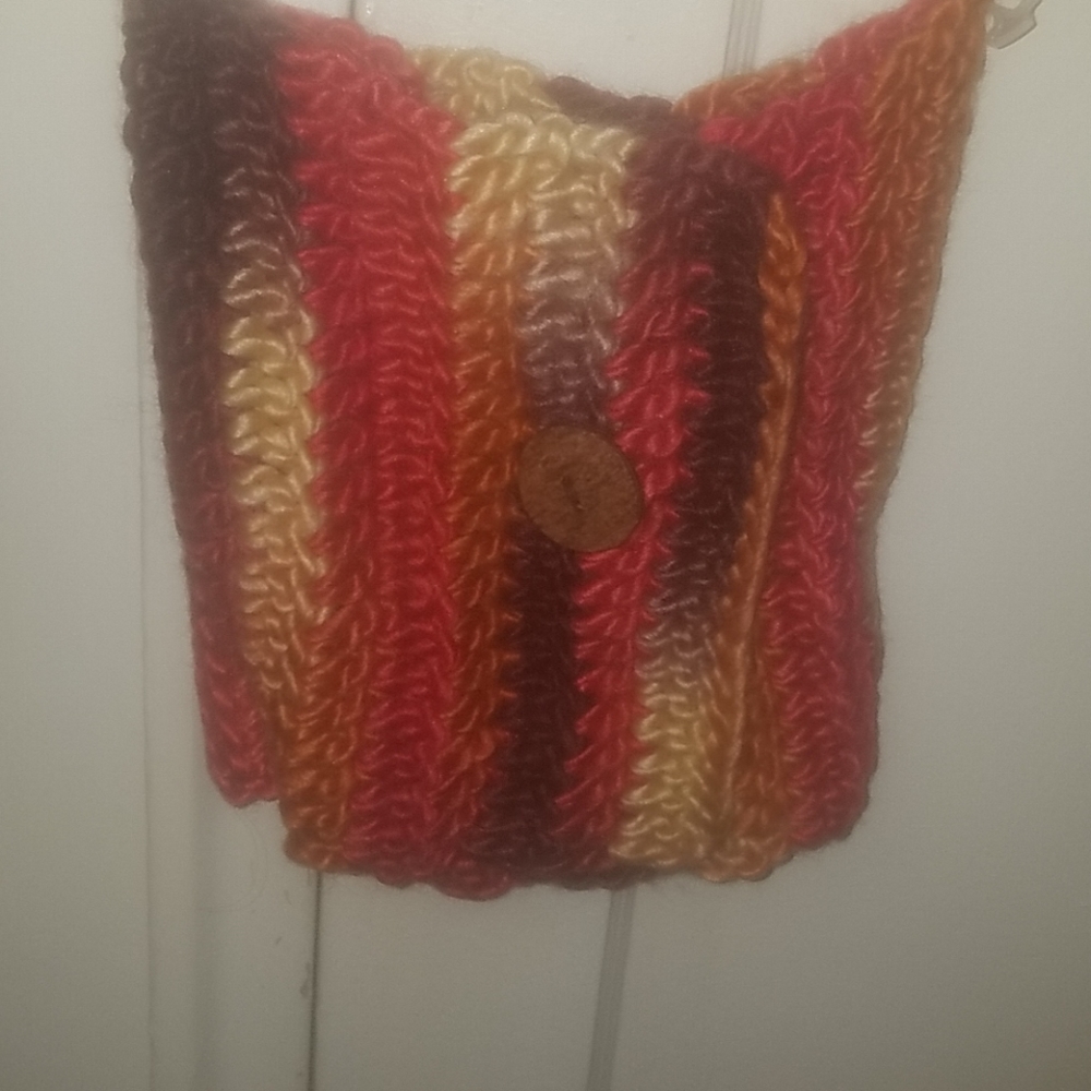 Multi color neck wrap scarf for winter